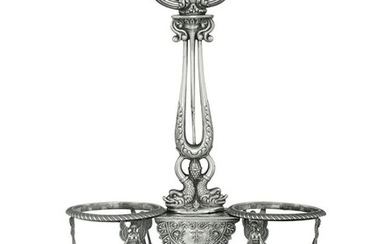 Flavoring Vinegar Oil in Antique Italian Silver - .800 silver - Italy - mid 19th century