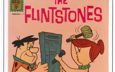 Flintstones #3 White Mountain Pedigree (Dell, 1962) CGC NM/MT...