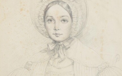 Follower of Ingres, Portrait of a young woman