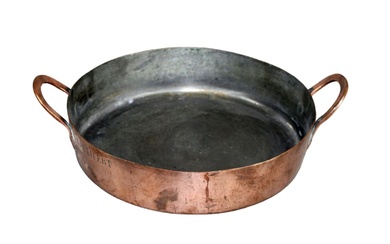 French L. Gaudibert copper sauce pan with handles