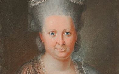 French School of the 18th century - Portrait of a woman