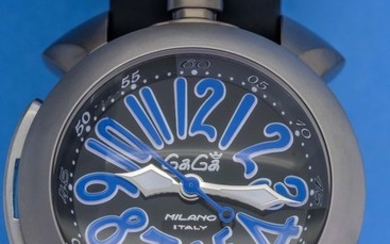 GaGà Milano - Diver 48MM Blue Titanium Case WR 300M - 5040 "NO RESERVE PRICE" - Men - Brand New