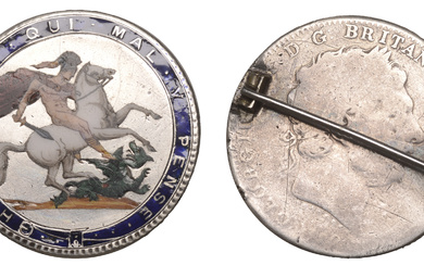 George III (1760-1820), New coinage, Crown, 1820, edge lx (ESC 219; S...