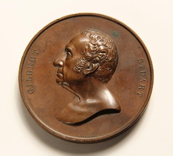 Gilbert Stuart Medal, designed by Salathiel Elliss