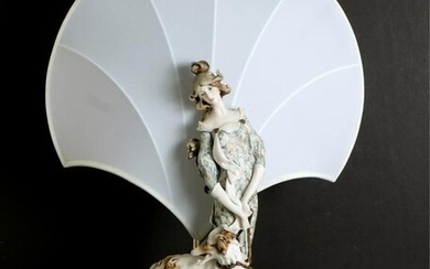 Giuseppe Armani Porcelain Figural Table Lamp