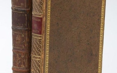 Group of (2) 18th/19th century French books