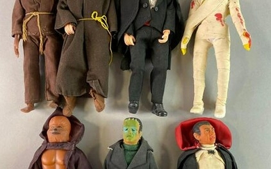 Group of 7 Tomland Lincoln Monster Action Figures