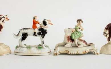 Group of Four Early Staffordshire Figures, 4