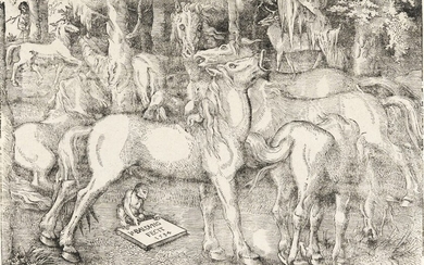 Group of seven horses