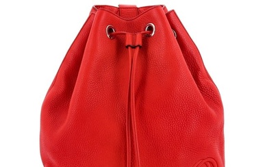 Gucci Soho Drawstring Backpack Leather