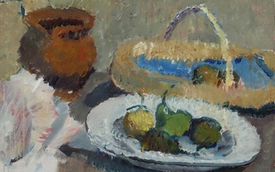 SOLD. Harald Leth: Still life. Unsigned. Oil on canvas. 31.5 x 44.5 cm. – Bruun Rasmussen Auctioneers of Fine Art