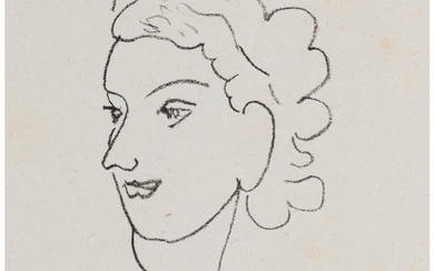 Henri Matisse (1869-1954), Head of a Woman, from Repli by André Rouveyre (1947)
