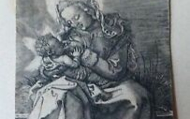Hieronymus Wierix da Durer - La Vergine allatta Gesù