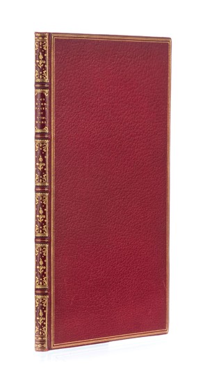 IMBERT. Les Bienfaits du sommeil ou quatre rêves accomplis. Paris, Brunet, s.d. [1776]. In-12°, relié plein maroquin rouge, dos orné et