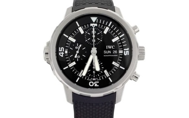 IWC Aquatimer Chronograph Stainless Steel Rubber Strap