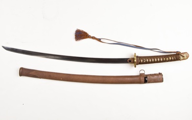 JAPANESE ANCESTRAL SAMURAI SWORD KOTO BLADE WITH SCABBARD