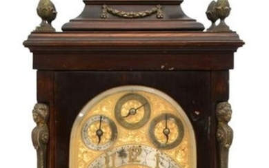 J.J. Elliott Triple Fusee Bracket Clock