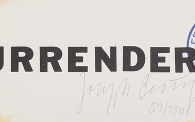 Joseph Beuys, Surrender II (S. 102B)