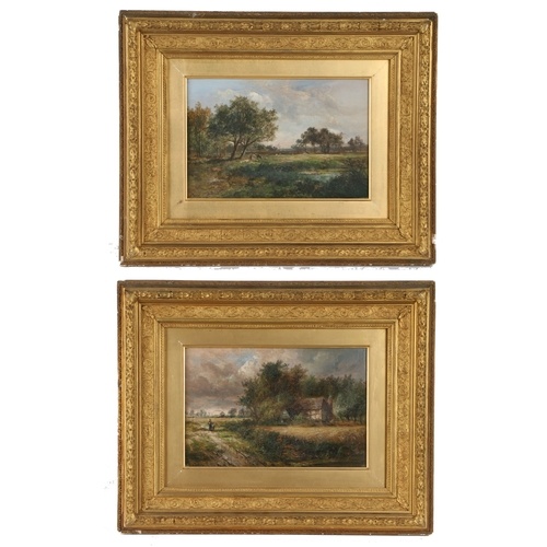 Joseph Thors (British, 1835-1920) Wooded Landscapes with Fi...