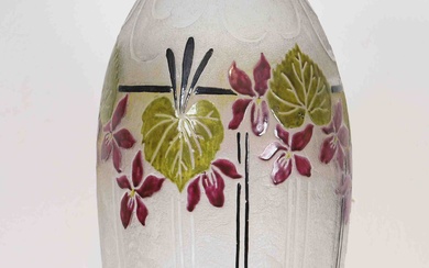 LEGRAS Théodore (1839/1916) France Vase... - Lot 147 - Lux-Auction
