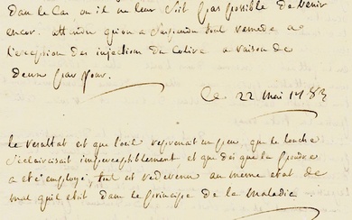 LITERATURE - DE SADE Marquis (1740 - 1814) - Autograph letter