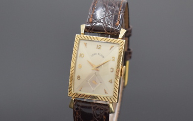 LORD ELGIN 14k yellow gold wristwatch, USA around 1955, manual...