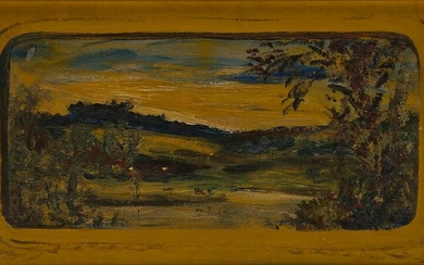 LOUIS EILSHEMIUS Golden Landscape.