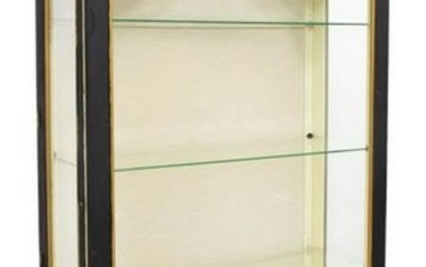 LOUIS XV STYLE PAINTED VITRINE DISPLAY CABINET