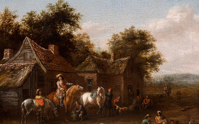 “La posada” Escuela holandesa; segunda mitad del siglo XVII
