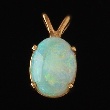 Ladies' Gold and Opal Pendant