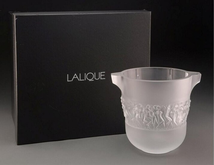 Lalique Clear And Frosted Glass Bacchantes Champ