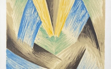 Léopold SURVAGE (1879-1968) – Rythme coloré 1969 – Lithographie en couleurs, si…