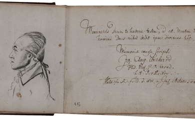 Liber amicorum - Livre de famille du professeur de lycée de Soest Johann Anton Friedrich...