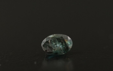 Loose 0.50 CT Oval Faceted Alexandrite