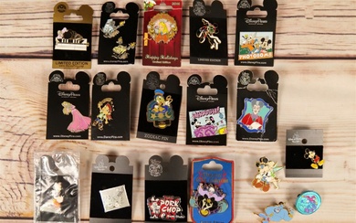 Lot of 18 Disney Character Pins