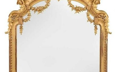 Louis Philippe Carved and Gilt Mirror