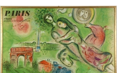MARC CHAGALL, Paris Opera Le Plafond de Chagall Romeo and Ju...