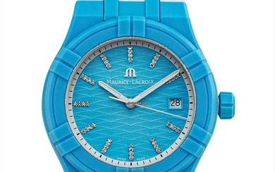 Maurice Lacroix AI2008-AAAA1-3A0-0 - Lacroix Quartz Blue Dial Plastic Unisex Watch
