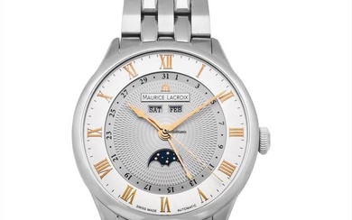 Maurice Lacroix Masterpiece Phases de Lune MP6607-SS002-111 - Masterpiece Automatic Silver Dial