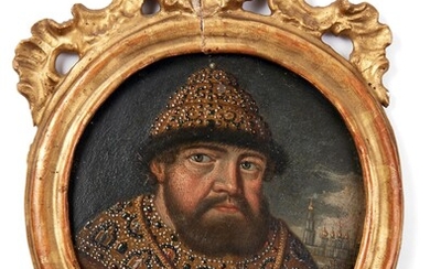 Miniaturportrait Alexei I., Zar von Russland, 17. Jh.