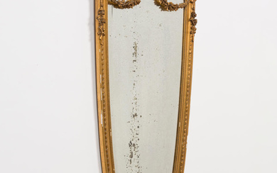 Miroir en bois doré, style Louis XVI, 19e siècle