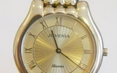 New 18k Yellow Gold JUVENIA BIARRITZ Men's watch Ref 11544