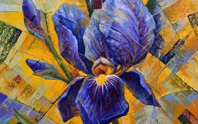 Oil painting Iris Sergey Voichenko