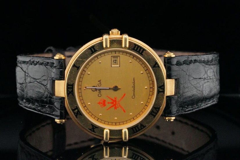 Omega Constellation Date Vintage 33mm 18K Watch