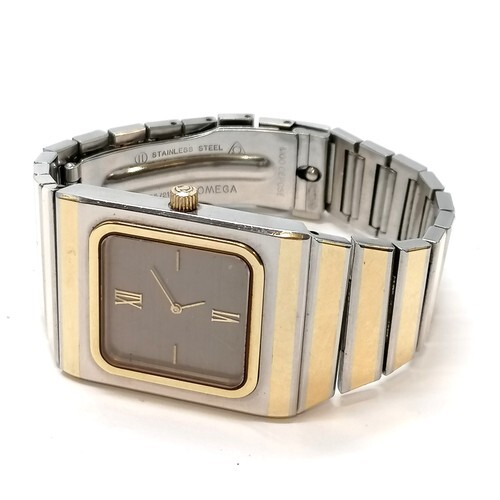 Omega constellation automatic wristwatch in bi-metal - 30mm ...