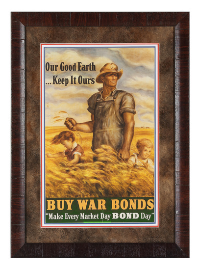 Our Good Earth War Bonds Poster (Grain Farmer)