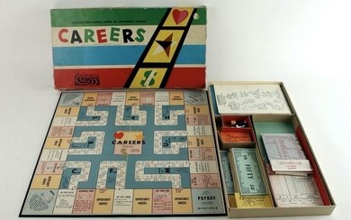 PARKER BROTHERS CAREERS BOARD GAME 1958
