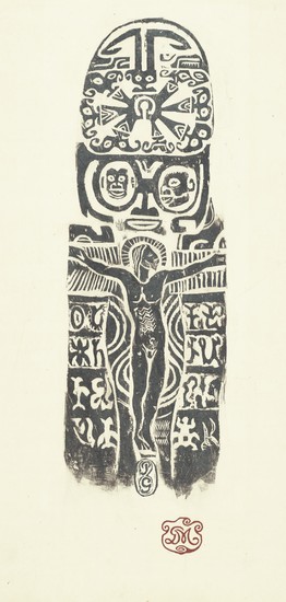 PAUL GAUGUIN (1848-1903), Christ en croix