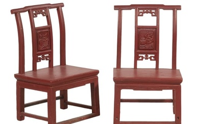 PR OF CHINESE CHILD SIZED CHAIRS