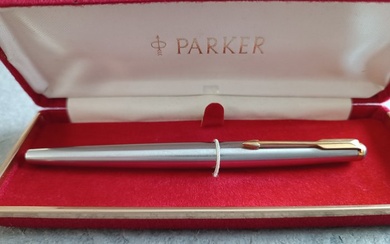 Parker - Pluma Parker Falcon Luxe de acero. Años 80 - Fountain pen